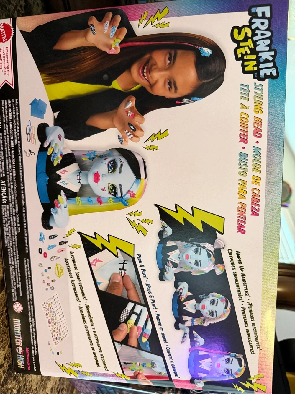 Monster high Frankie Stein Styling Head 23’